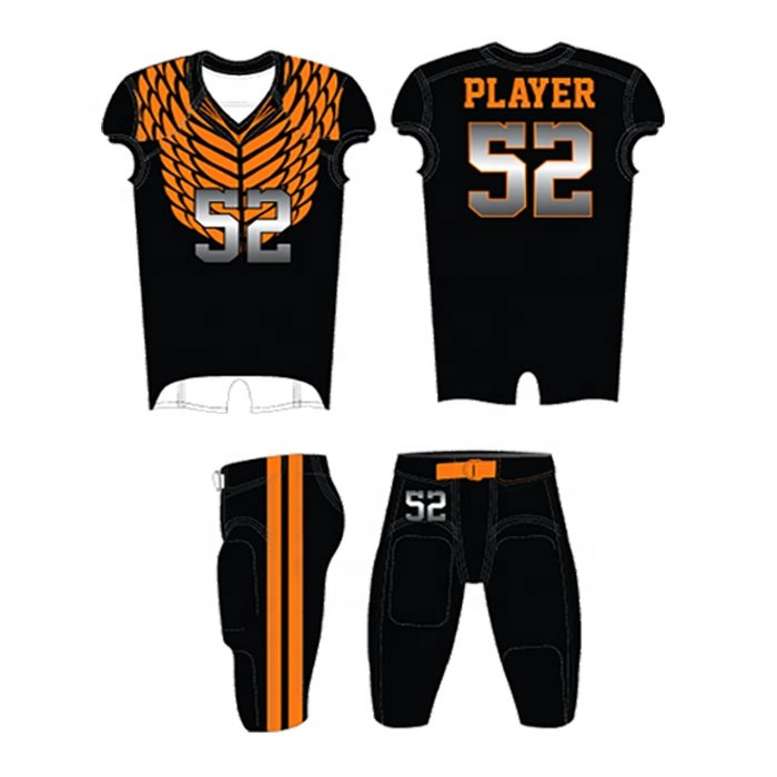 New Arrival Men's Eagle Jersey American Football Team Uniform Custom Name