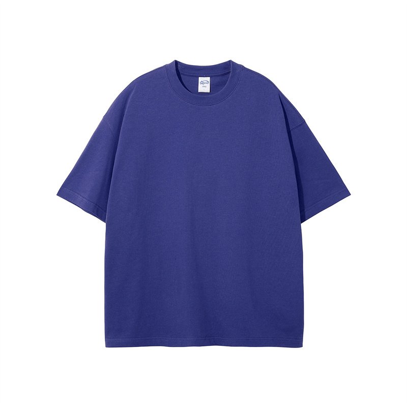 Custom Logo High Quality 100% Cotton 275 GSM Blank Heavyweight Oversized T Shirt Printing Men's T-shirts For Men