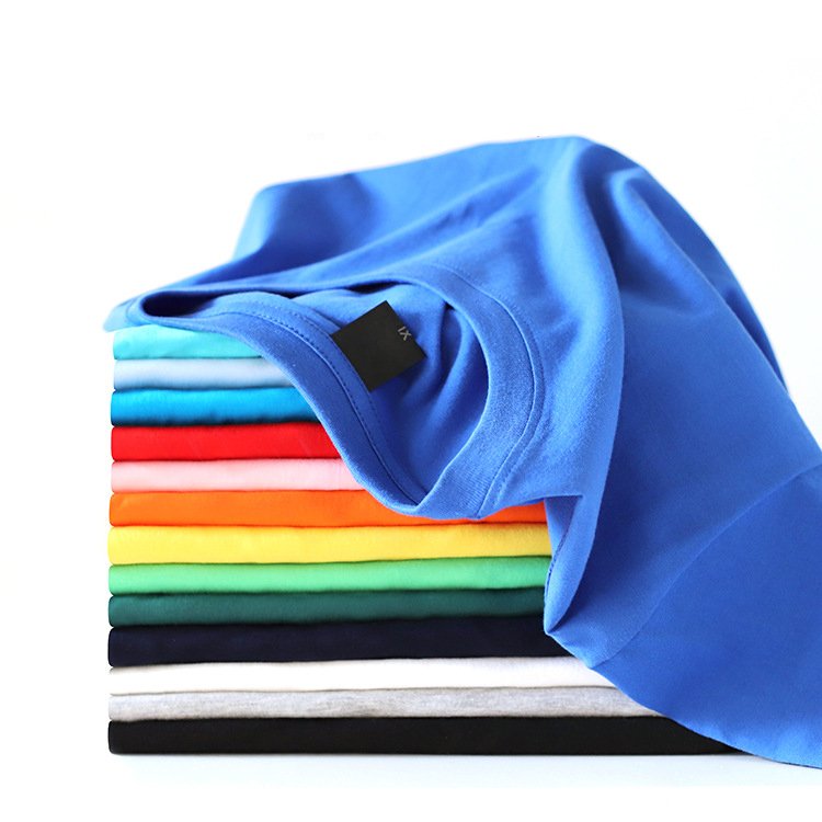 custom t shirts your own brand heavy cotton t shirt unisex regular fit blank printed logo 180 200 gsm 220 240 280 high quality