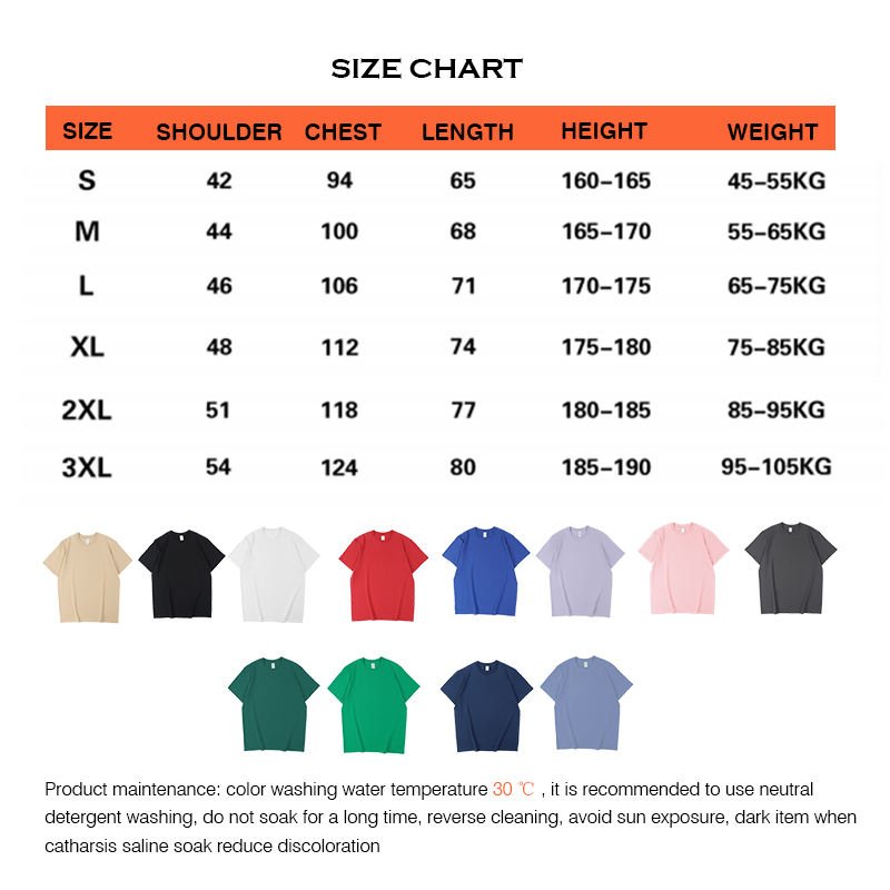 Custom Logo Original T-shirt 100% Cotton Personality T-shirt Print Logo Sublimation Unisex Plus Size Men's T-shirts
