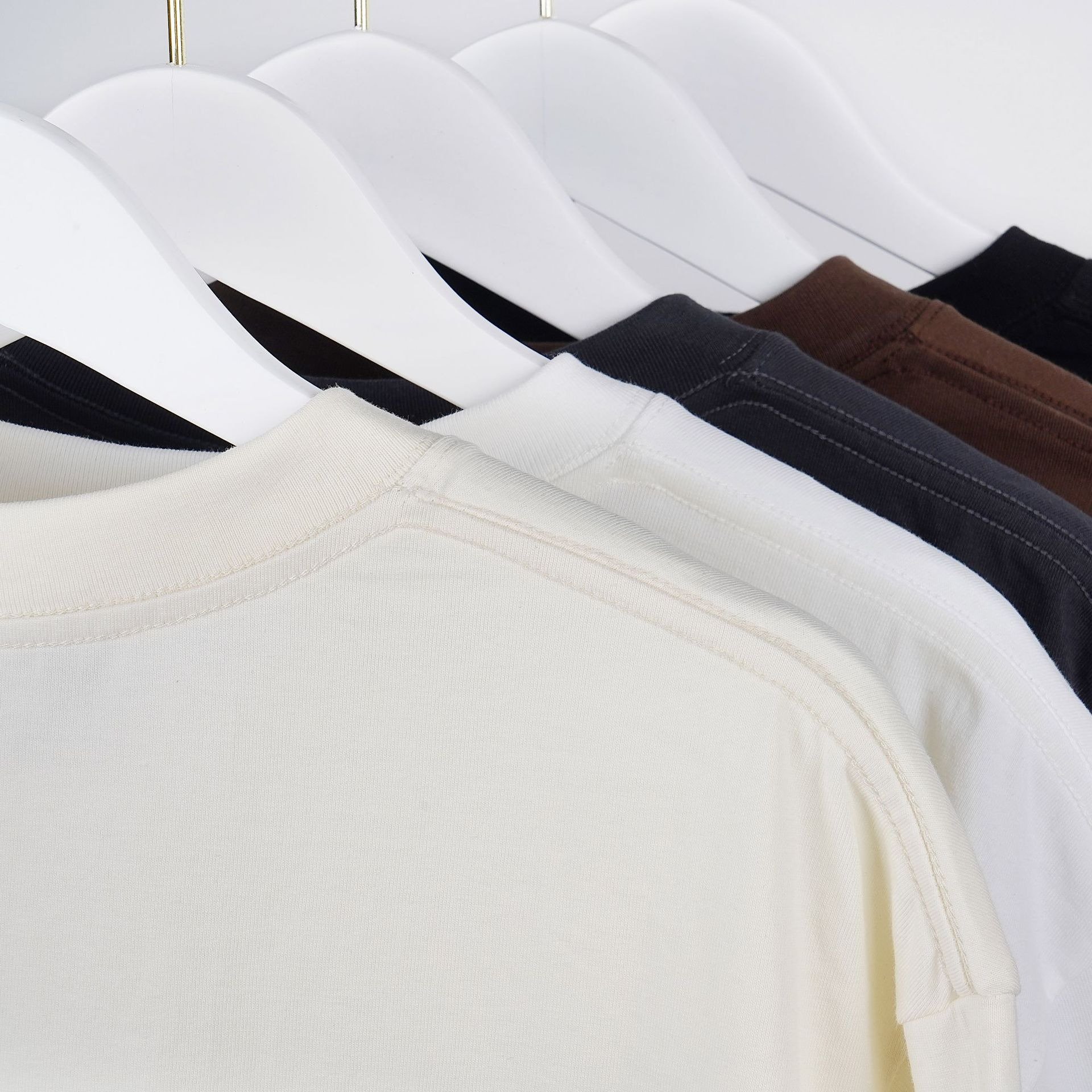 men's Clothing T-shirt O neck short sleeved Casual Trend Loose Top Anti Shrinkage Deformation Men's T-shirts