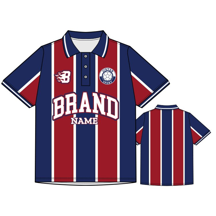 Men's Casual Durable Rugby Polo Shirts Sportswear Maillot De Football t-shirts Custom Sublimation Club Retro Soccer Jersey