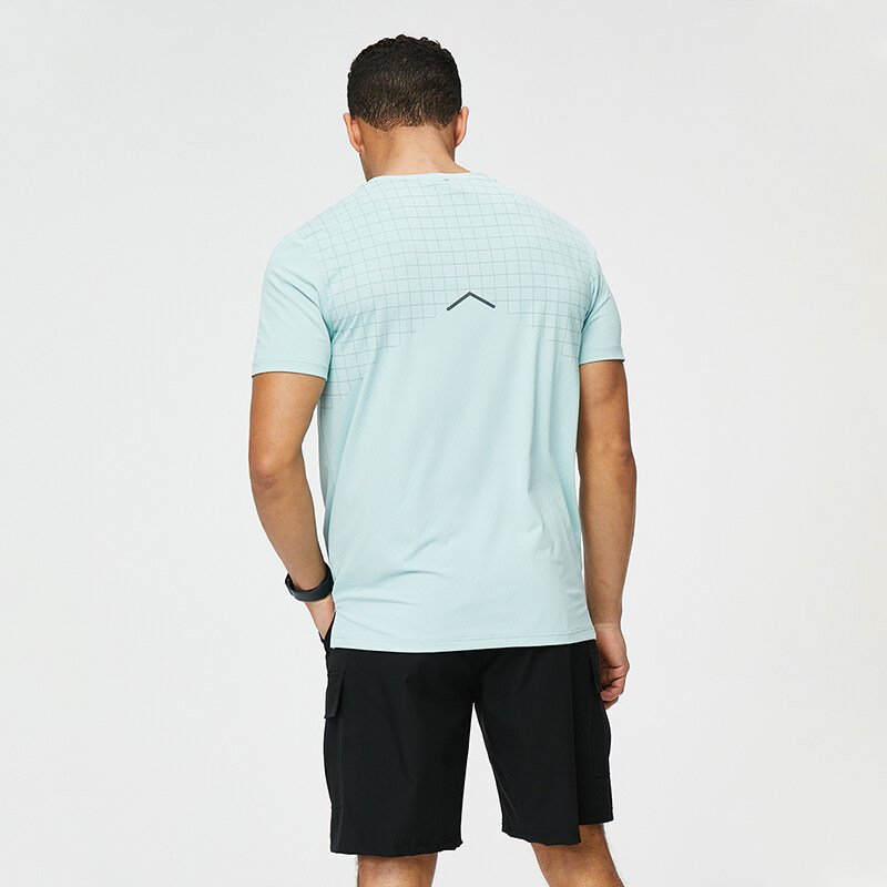 New Arrival O-neck Custom Logo Men's T-shirt Quick Dry Polyester Training T-shirt Casual Running Short Sleeve T-shirt