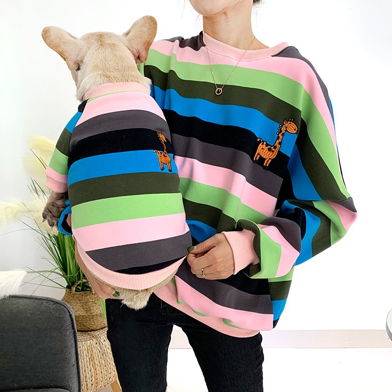 OEM ODM Factory low MOQ to custom logo Matching Dog And Owner T shirt Pet Clothes dog man t shirt women's clothing sets