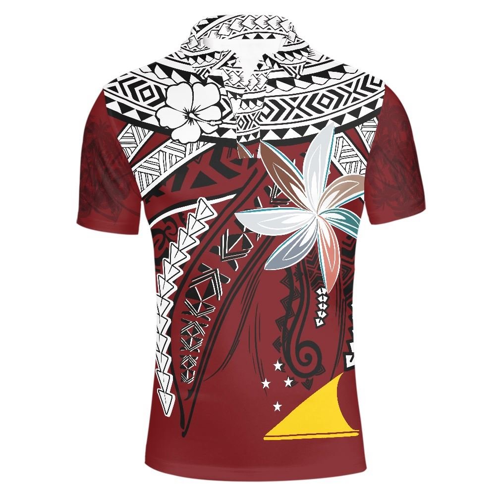 Factory Wholesale Polynesia Tattoo POLO Shirt Summer Fashion Breathable Men Short Sleeve Print On Demand Lightweight Button Top