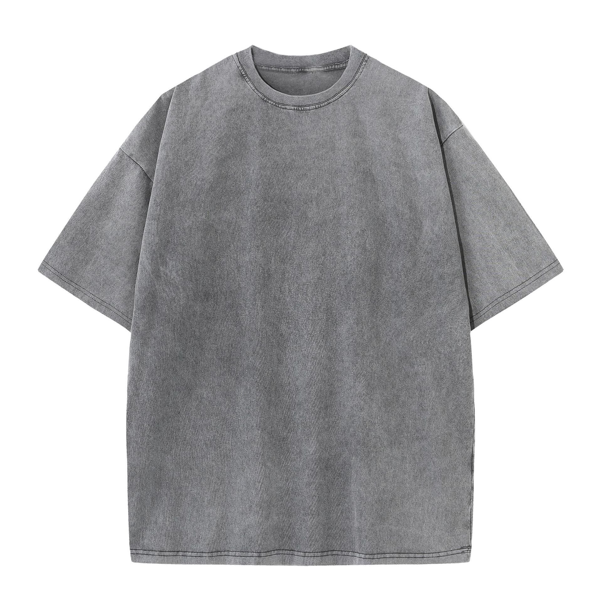 wholesale blank printing graphic custom t shirt acid wash vintage heavy cotton men's t shirt