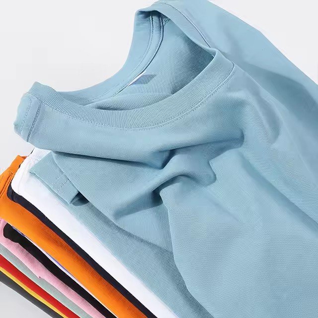 High Quality 100% Cotton Unisex T Shirt Low Moq 230 grams Men's Blank O-neck T-shirt With Custom Printing Logo Men's T shirt