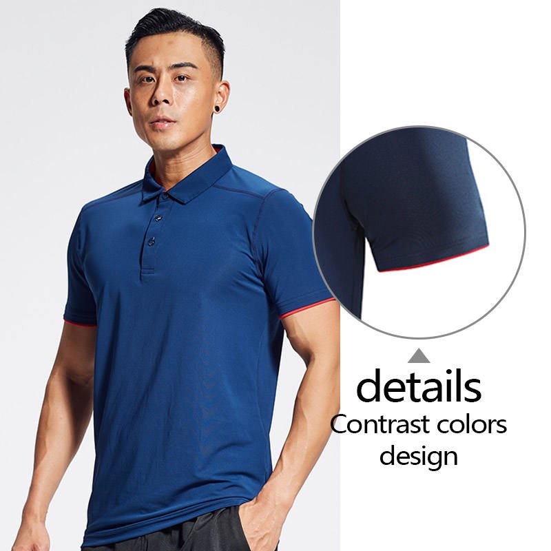 Hot selling 2024 new design your own brand Polo T-Shirt Men's Polyester Sports Mens Golf Polo Shirts