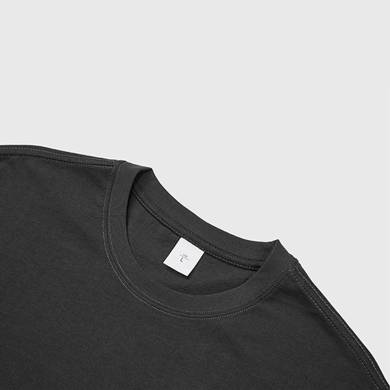 US Size Heavyweight 280g 100% Cotton Oversized Printed Embroidered Plain Tee men's custom t shirt