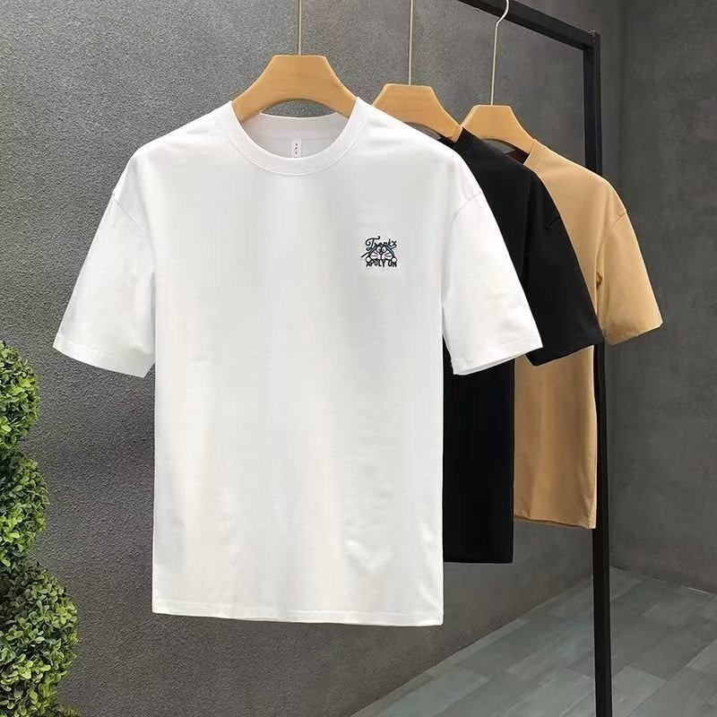 Wholesale Custom Brand Men'S T-Shirts 100%Cotton Graphic Tshirt Printing Custom Brand Men'S T-Shirts