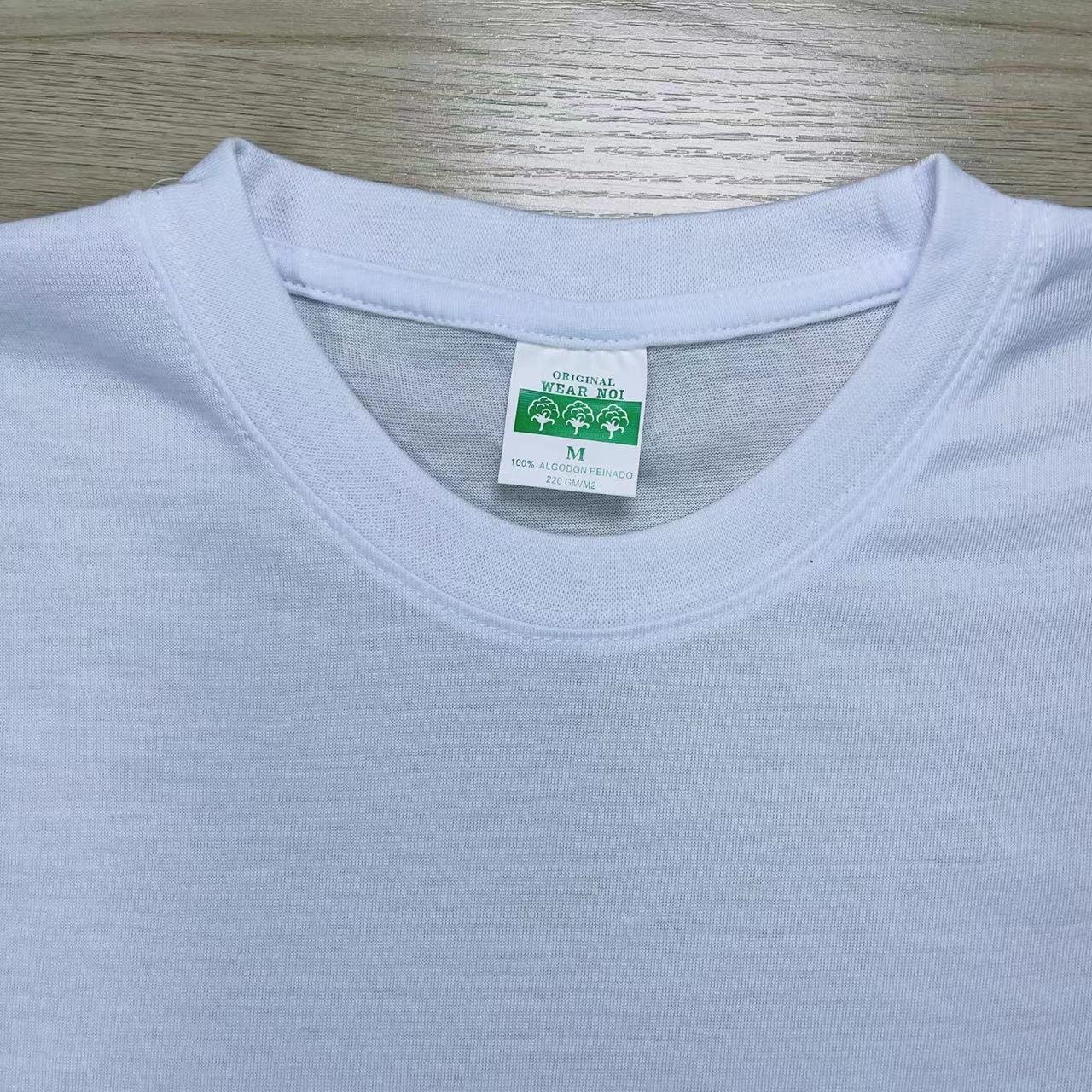 Round Neck Top Sleeve Men's T Shirts With Polyester Casual Quick Dry White plain blank color T-shirt For Work Sport Gym Wearing
