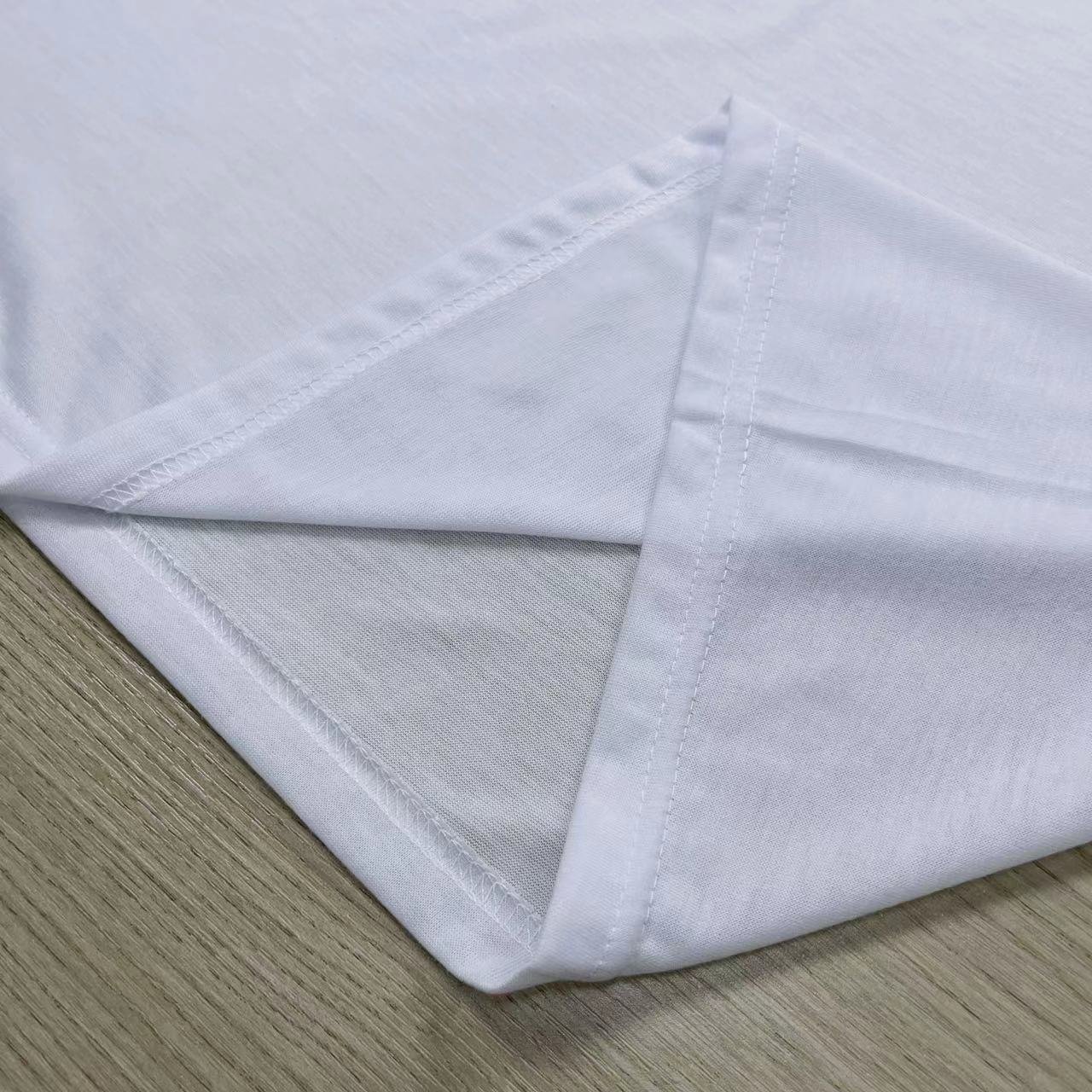 Round Neck Top Sleeve Men's T Shirts With Polyester Casual Quick Dry White plain blank color T-shirt For Work Sport Gym Wearing