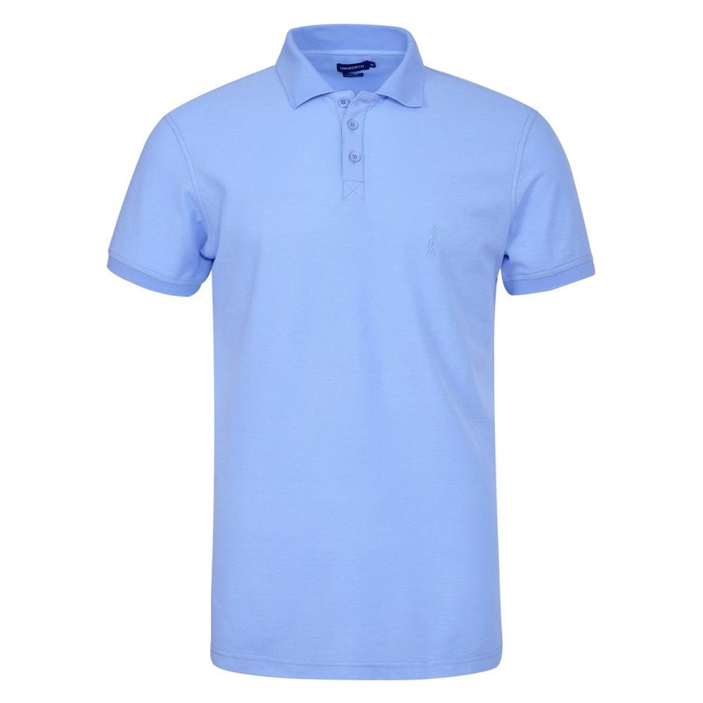 OEM polo Jersey 100% cotton men slim fit polo t shirt short sleeve polo shirts gray color