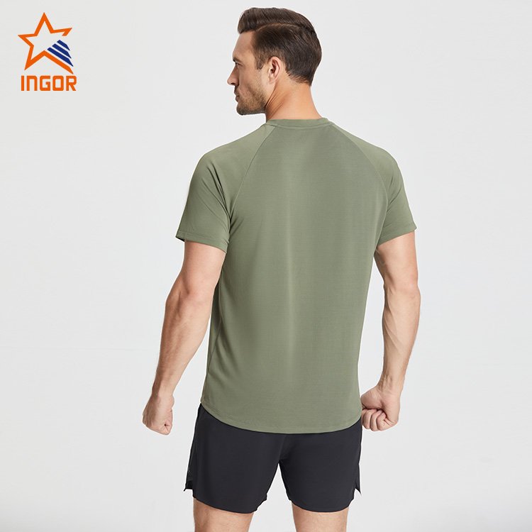 Ingor Lightweight Male Muscle Active Fitness Wear Sports Running Shirts Mens Fitness Gym T Shirt
