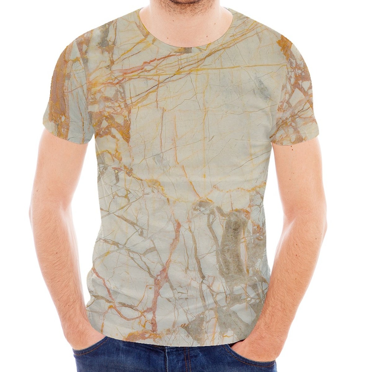 Texture Material Pattern Plain T Shirts For Men Sublimation Printed Slim Fit T-shirts For Men Best Quality Brand Clothing