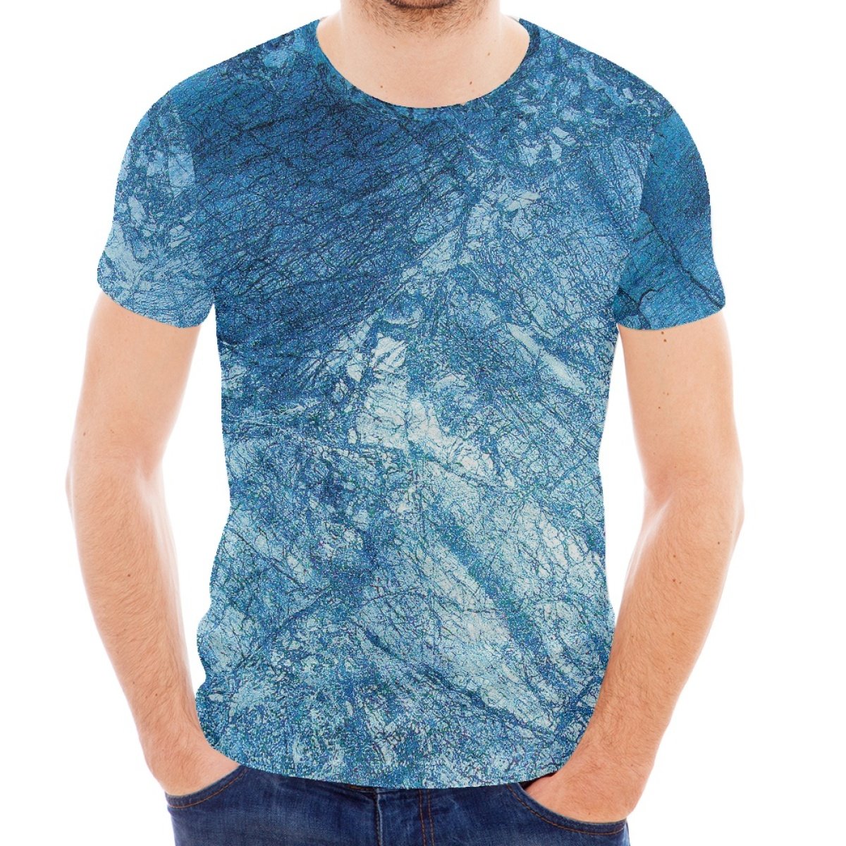Texture Material Pattern Plain T Shirts For Men Sublimation Printed Slim Fit T-shirts For Men Best Quality Brand Clothing
