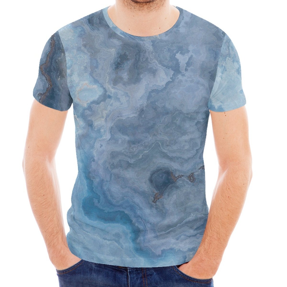 Texture Material Pattern Plain T Shirts For Men Sublimation Printed Slim Fit T-shirts For Men Best Quality Brand Clothing