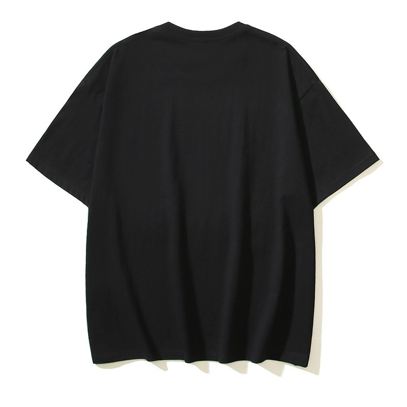 High quality Designer luxury Famous brand t shirt washed custom 100% 260g cotton t shirts men