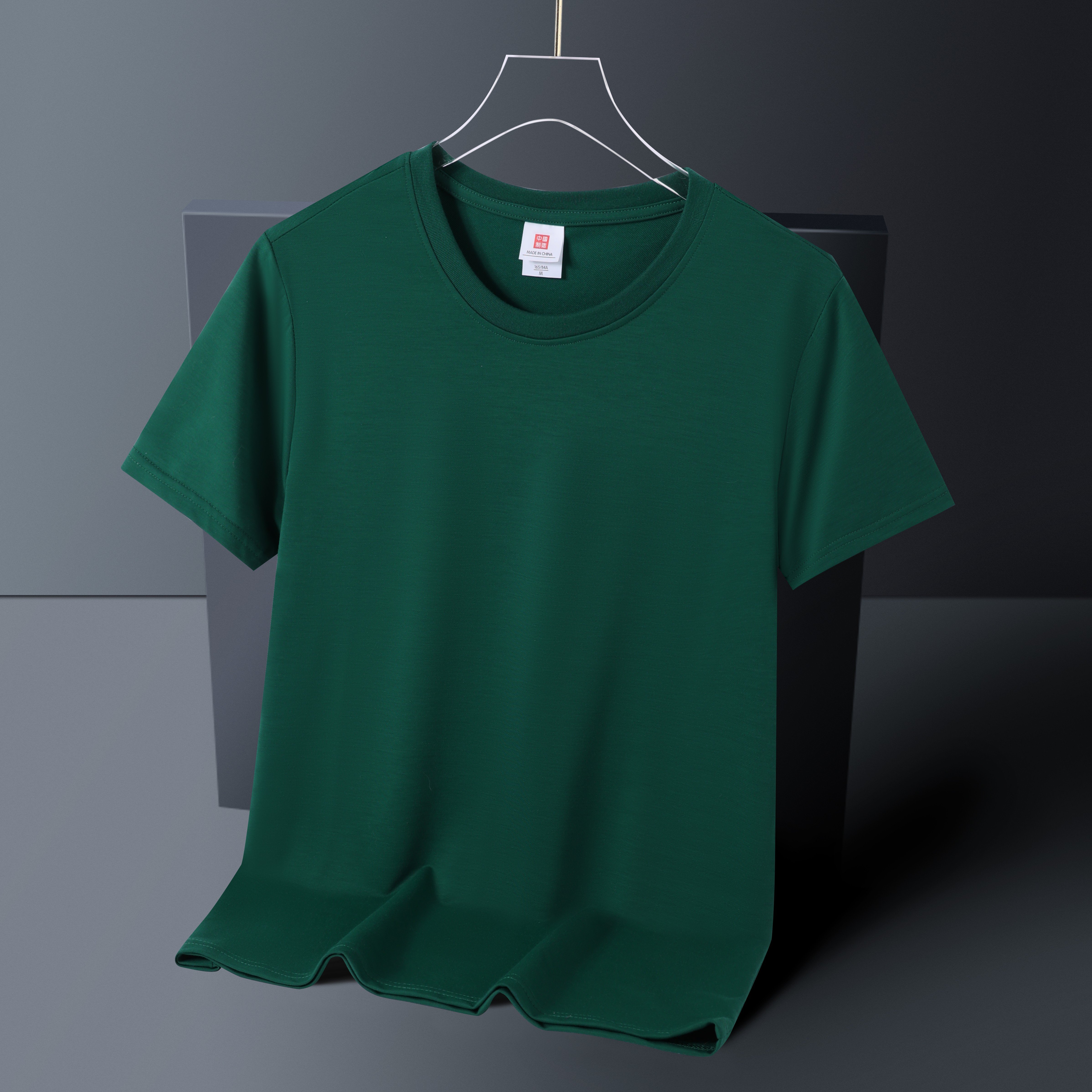 Design 230 gsm tshirt tee round neck organic cotton printed heavyweight blank t shirt plus size men's t-shirts
