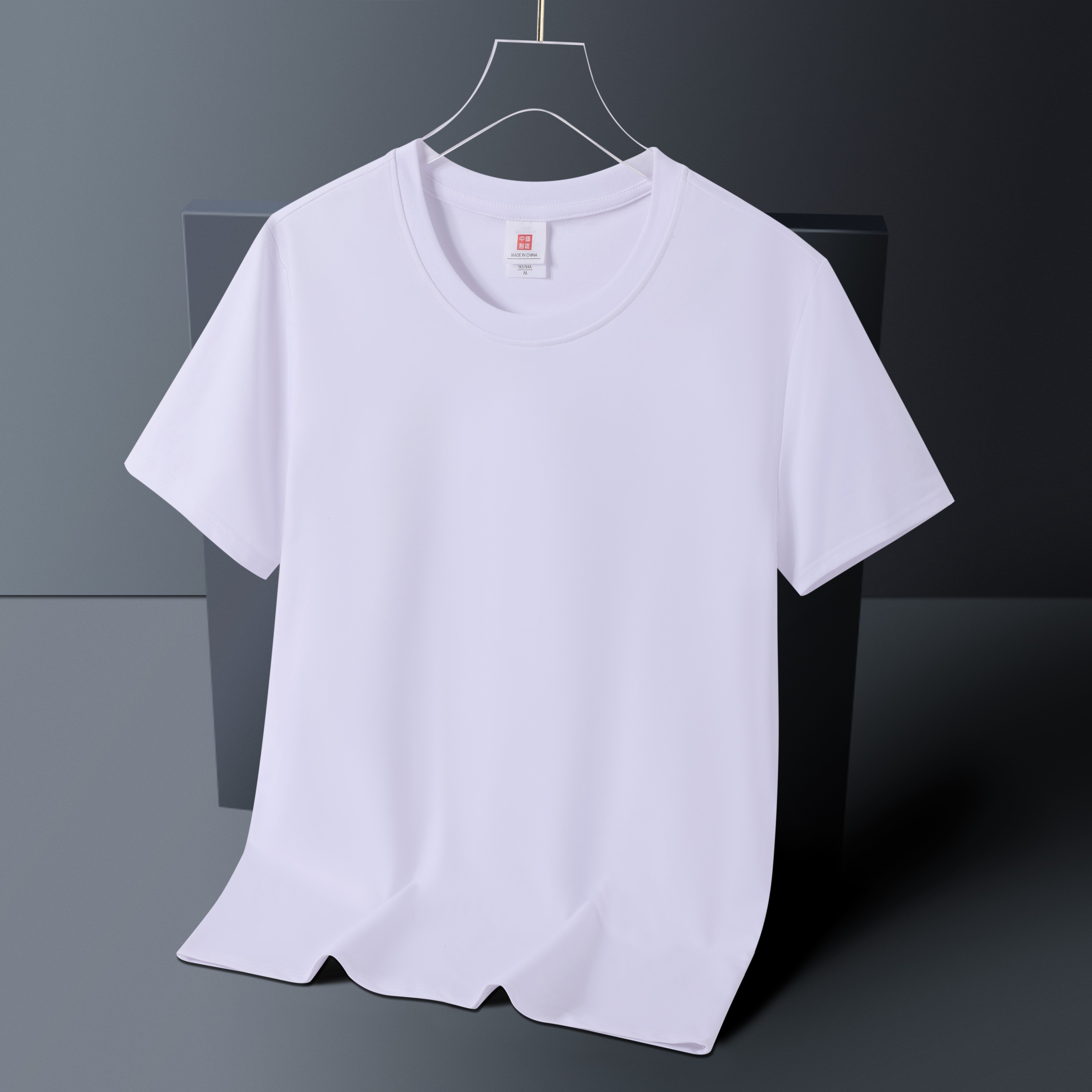 Design 230 gsm tshirt tee round neck organic cotton printed heavyweight blank t shirt plus size men's t-shirts