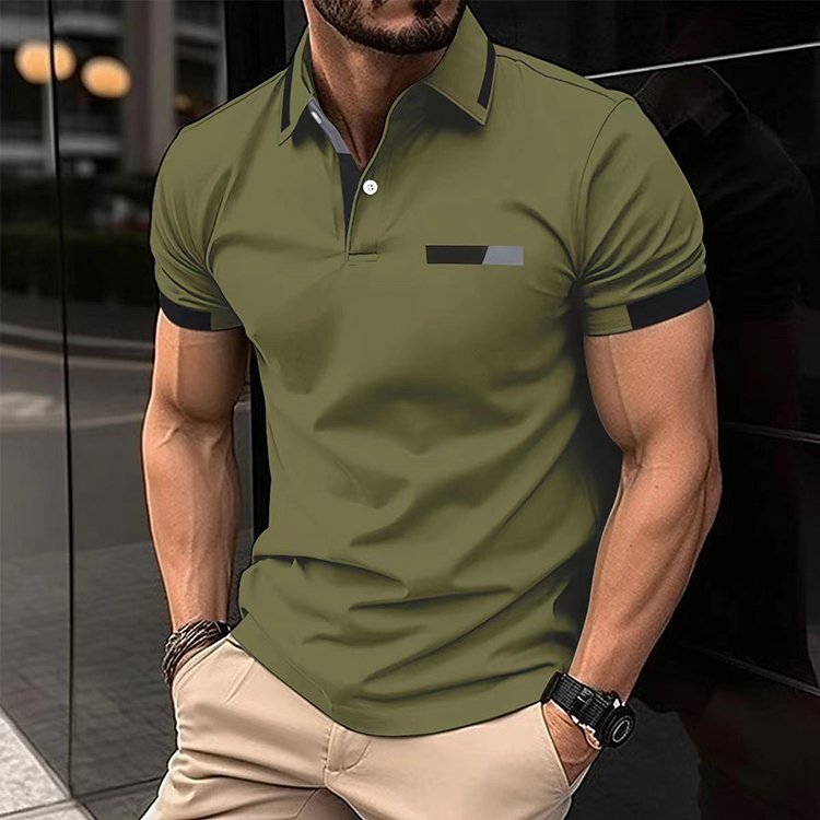 Manufacturers 100% Polyester T Shirts Plus Size Custom Logo Printed Sublimation Blanks Men's Designer Golf Polo T-Shirt