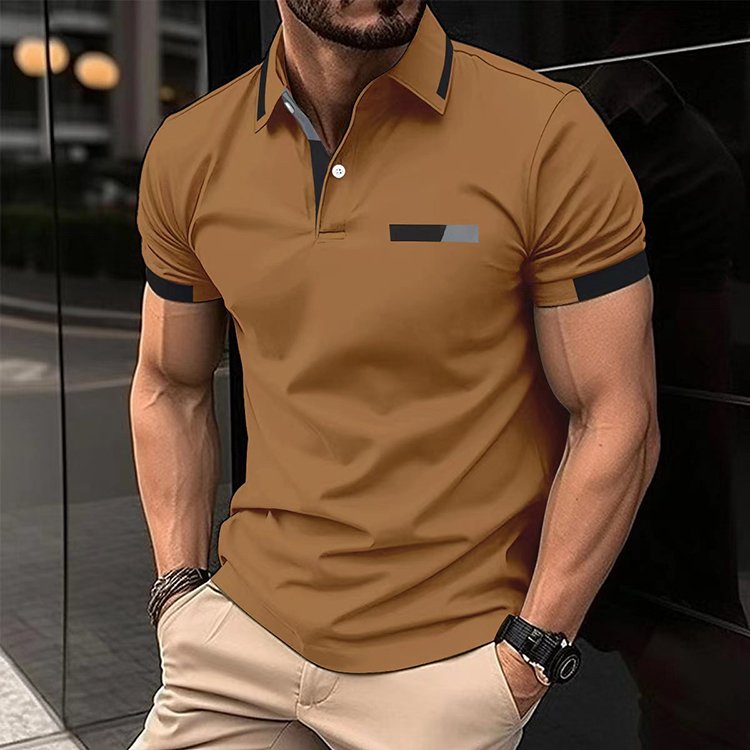 Manufacturers 100% Polyester T Shirts Plus Size Custom Logo Printed Sublimation Blanks Men's Designer Golf Polo T-Shirt