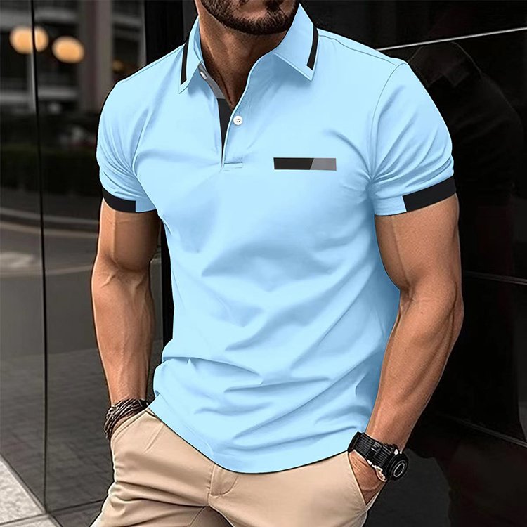 Manufacturers 100% Polyester T Shirts Plus Size Custom Logo Printed Sublimation Blanks Men's Designer Golf Polo T-Shirt