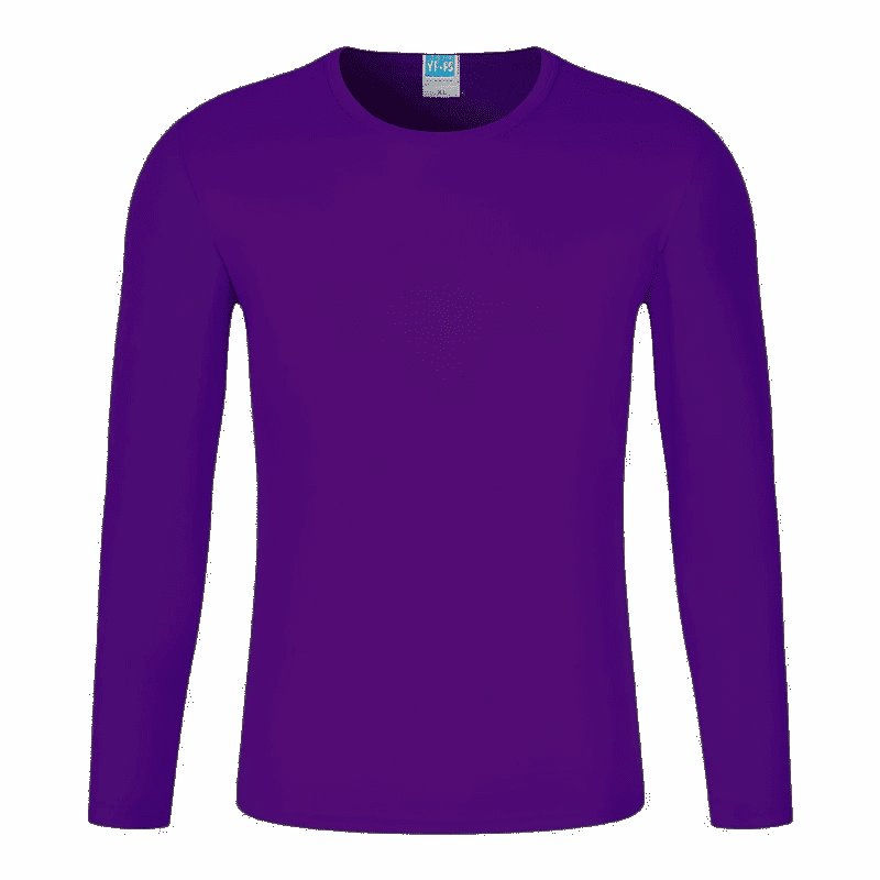 Wholesale cheap quick dry 100%polyester crew neck long sleeve t shirts men's O-neck t shirts custom logo