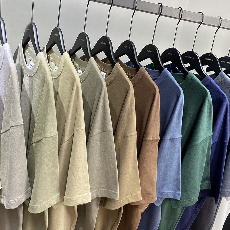 Custom Design Women Oversized Short Sleeve T Shirt Summer Man Blank Loose Heavyweight Cotton Men's T-Shirt