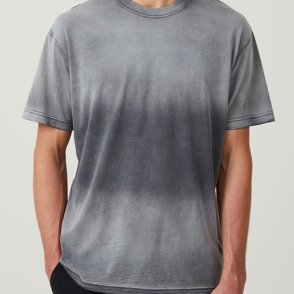 Summer 2024 Sun Faded Wash men's streetwear acid wash men t shirt new blank Shotsleeve t shirt men clothing Acid Wash