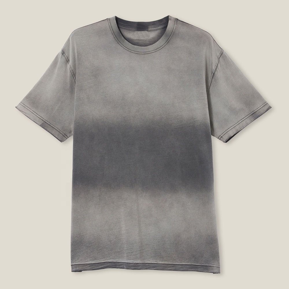 Summer 2024 Sun Faded Wash men's streetwear acid wash men t shirt new blank Shotsleeve t shirt men clothing Acid Wash