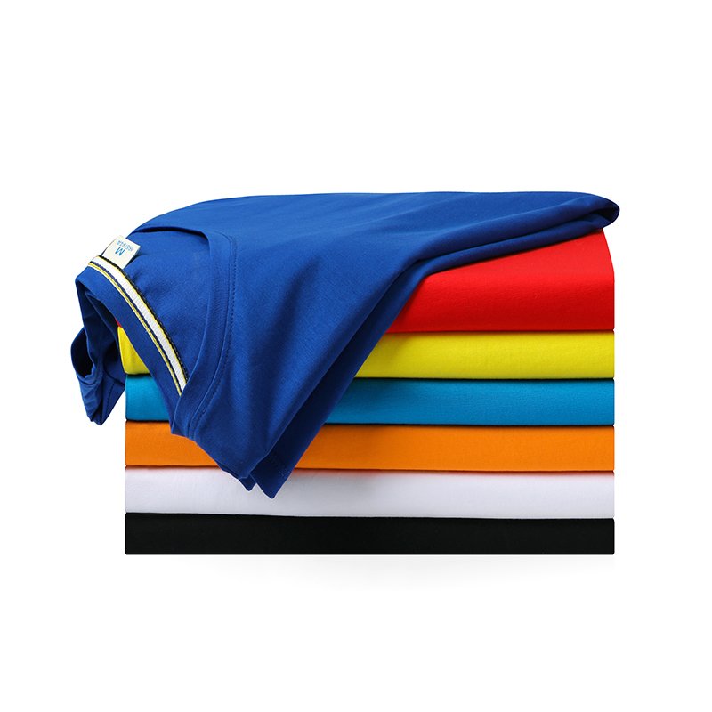 Wholesale OEM High quality 200g 100% cotton men's t-shirt round collar Men Summer T-Shirt