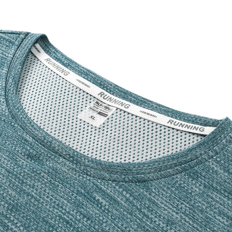 Wholesale Blank Men's T-Shirts High Quality Blue Sportswear Sport Quick Dry T-Shirts For Men