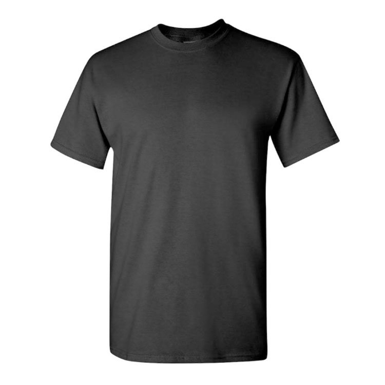 Men's Round Neck 100% Cotton Blank White Plain T Shirts With Custom Logo Printed