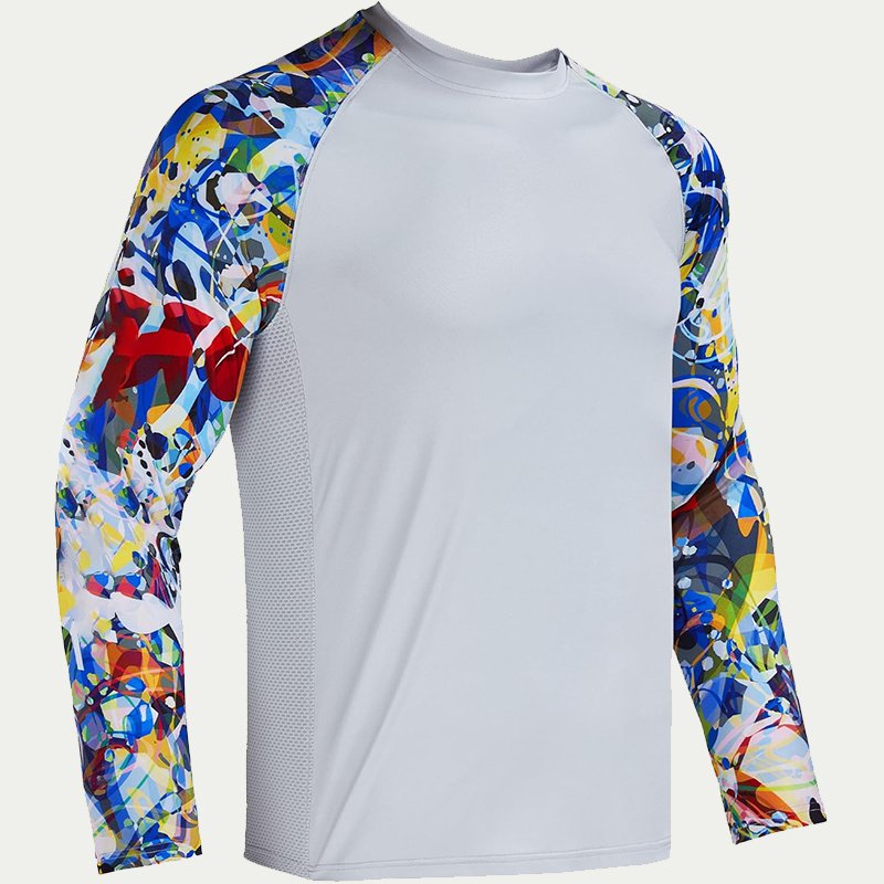 Sun Protection Quick Dry Custom UPF 50 Men Fishing Jersey Hoodies Long Sleeve Performance T Shirt Upf Clothing Fishing Shirts