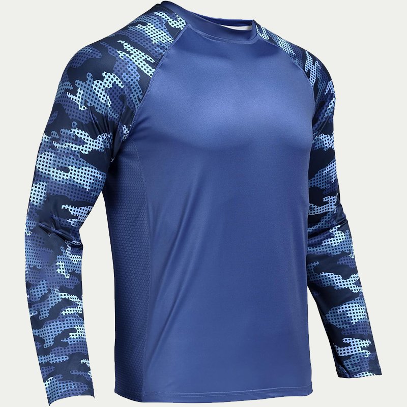 Sun Protection Quick Dry Custom UPF 50 Men Fishing Jersey Hoodies Long Sleeve Performance T Shirt Upf Clothing Fishing Shirts