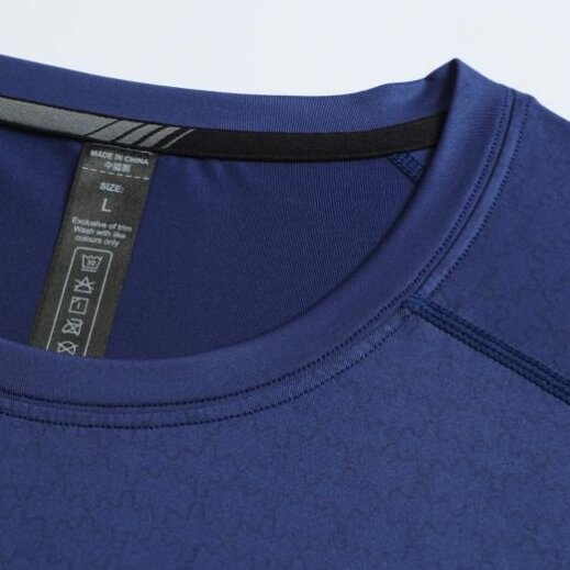 Custom LOGO Men's Breathable Compression Short Shirts Mesh Fitness Top Basketball Training Running Short Sleeves men's t-shirts