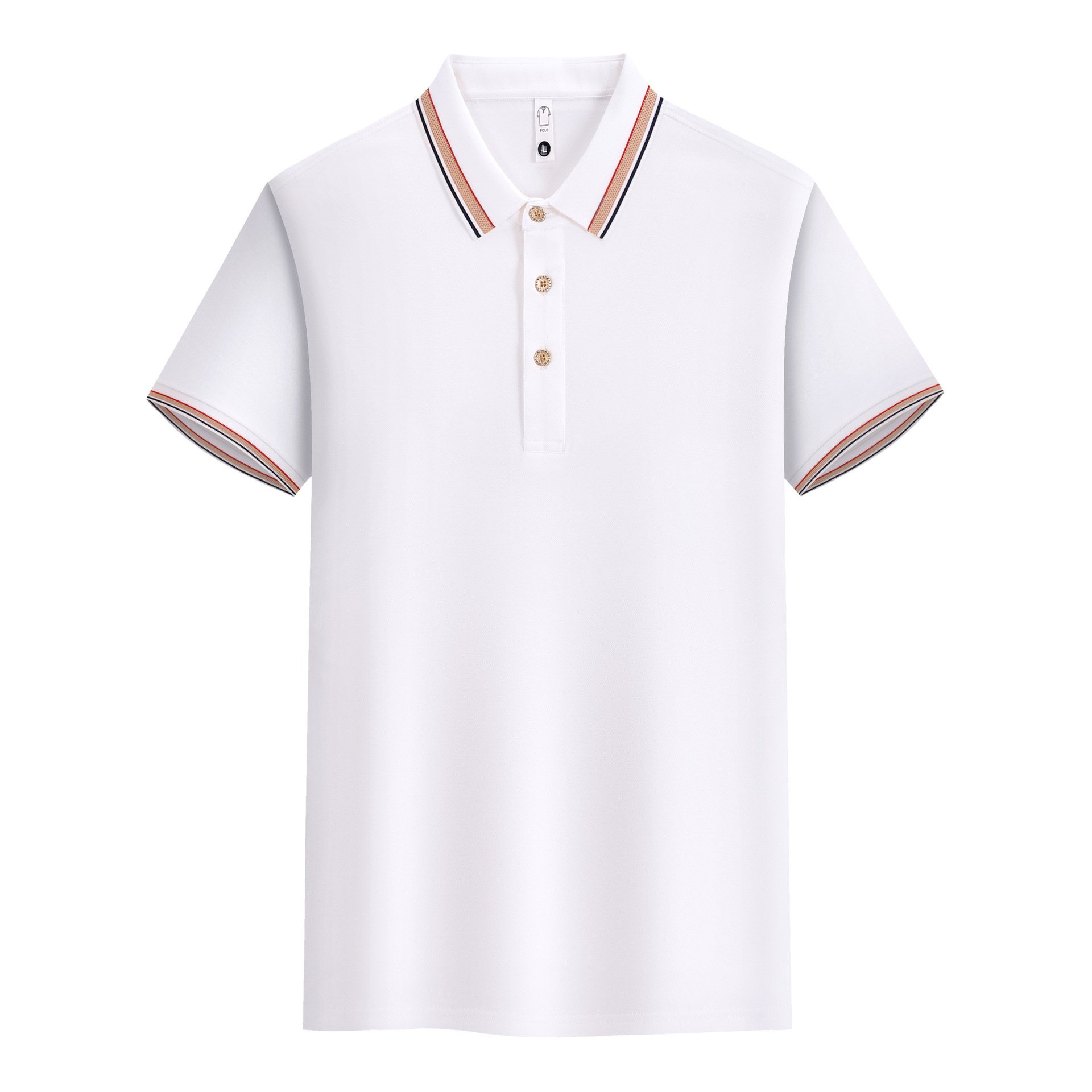 High Quality Custom Men's Short Sleeves T-Shirt Fashionable V-Neck Embroidered Print Formal Vintage Style Mixed Colors Jersey