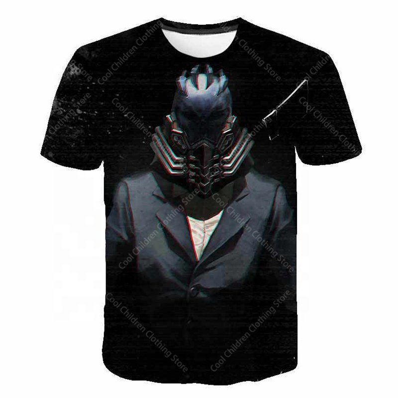 My Hero Academia Summer Boys Girls Short Sleeve Clothing for Tee Cute casual fashion Parent Child Clothing Short Sleeve T-shirt