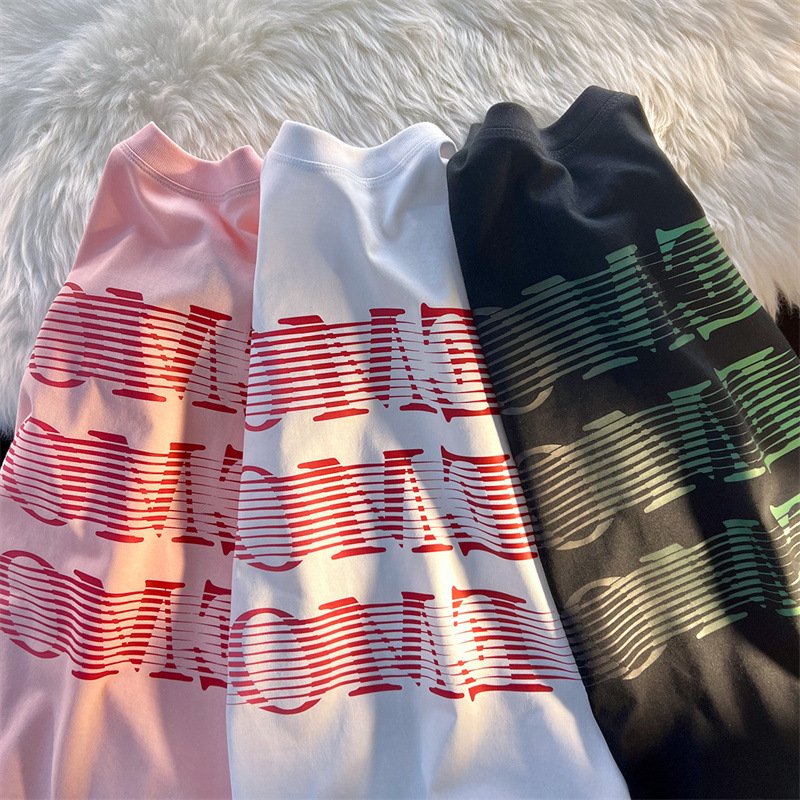 Customized Luxury High Quality Heavyweight T-shirt Oversized Blank Custom Screen Printed for Men's T Shirt Woven Unisex O-neck