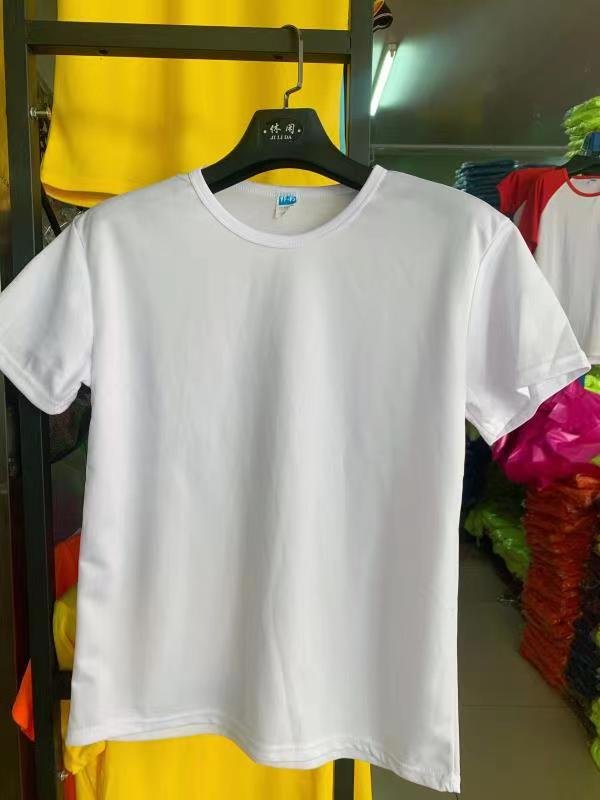 Plain T Shirt Custom Logo Printing Tshirt Sublimation Men's T-shirt for Sports Cheap Blank 100% Polyester Quick Dry-Fit Mesh