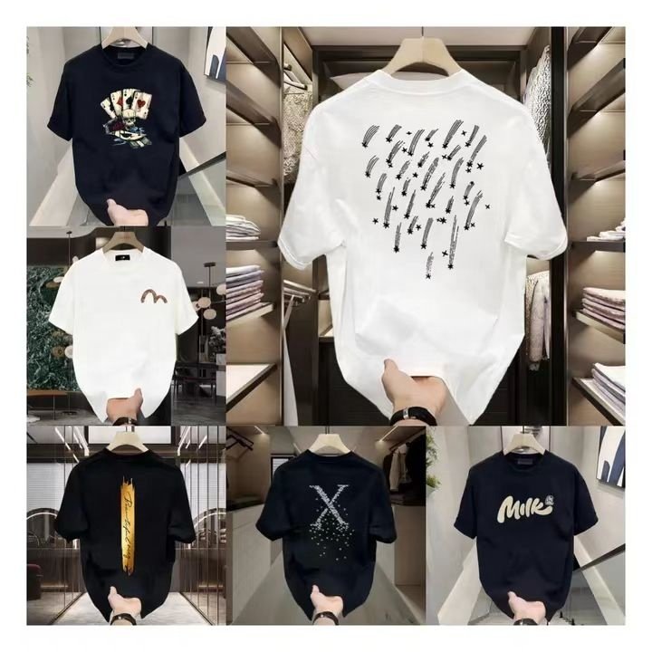 High Quality Cotton Custom T Shirt For Men Blank Heavy Weight Oversized Tshirt Printing Men's T-Shirts