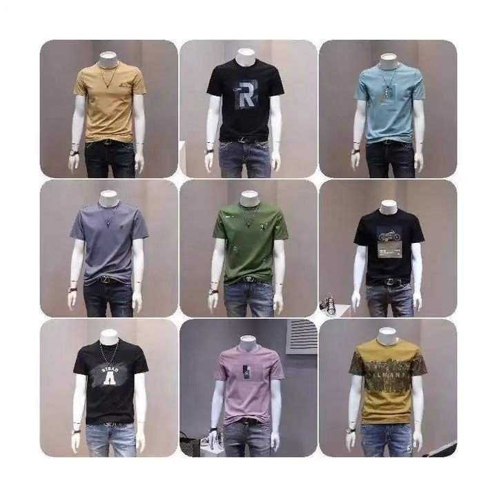 High Quality Cotton Custom T Shirt For Men Blank Heavy Weight Oversized Tshirt Printing Men's T-Shirts