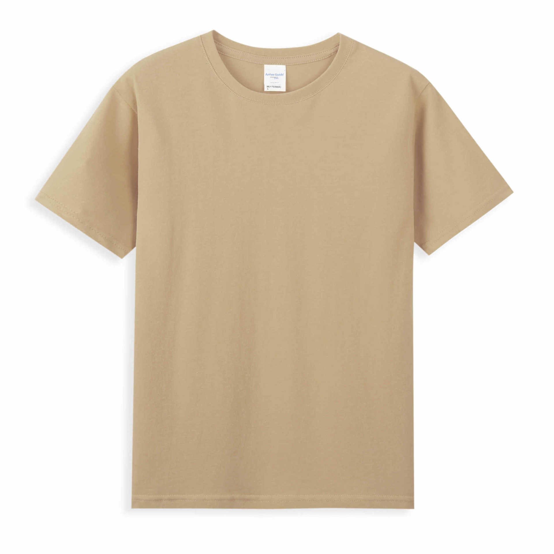 Wholesale custom 210g combed cotton normal shoulder t-shirt for man high quality blank men's t-shirt