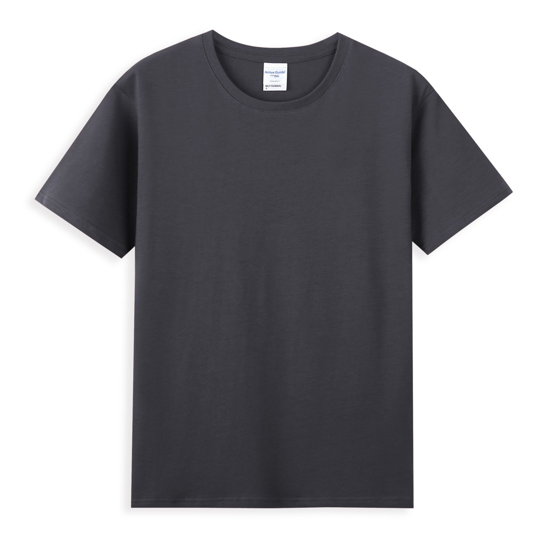 Wholesale custom 210g combed cotton normal shoulder t-shirt for man high quality blank men's t-shirt