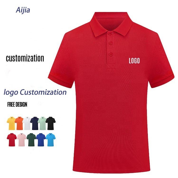 Golf Custom Blank men's T-shirt Printed Logo Polo T-shirt Extra Large men's Polo Shirt