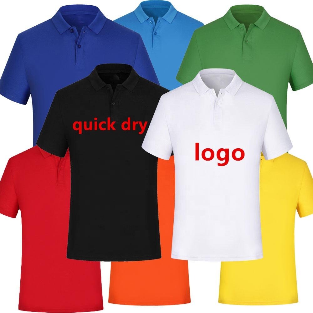 Golf Custom Blank men's T-shirt Printed Logo Polo T-shirt Extra Large men's Polo Shirt