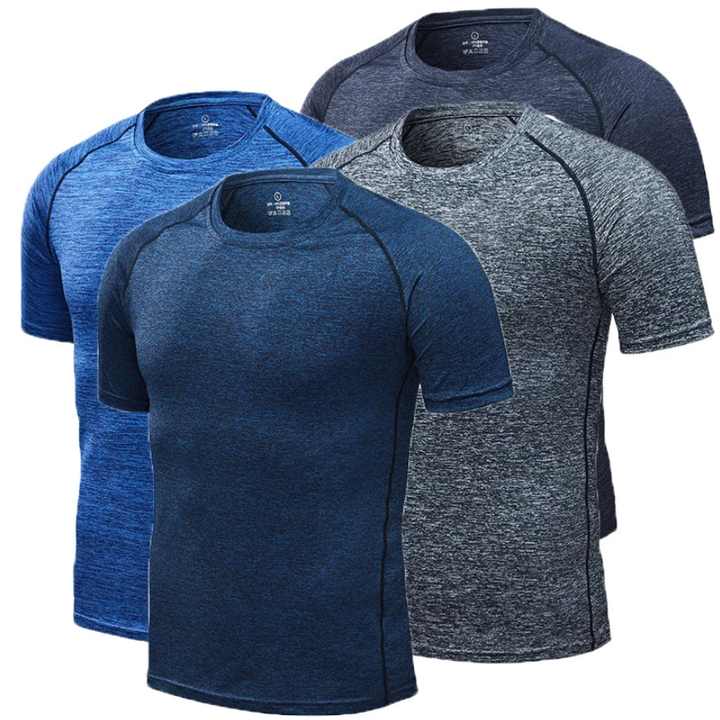 Men's Customized Summer Plain T-Shirts Gym Wear Sports O-Neck with Pure Color Logo Red Black Green Printing Blank T-Shirts
