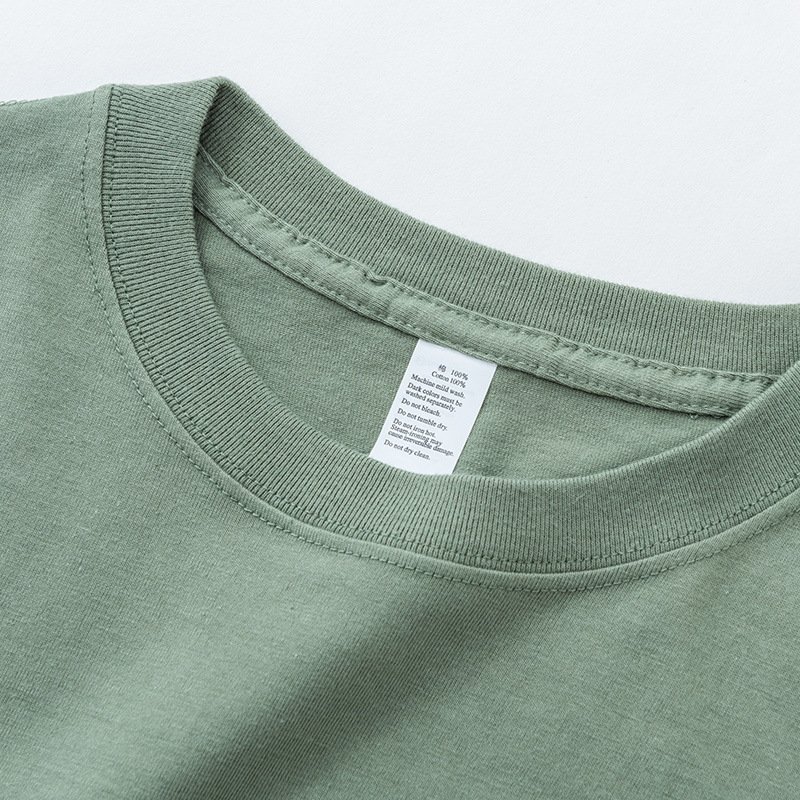 2023 Custom High Quality 250g Cotton Heavyweight T Shirt Soft Long Sleeve Blank Men's T-shirts
