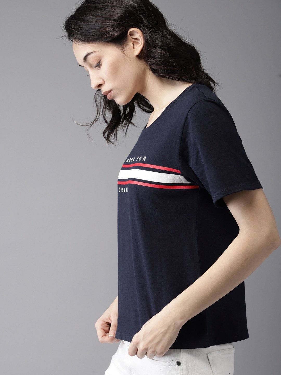 Custom Printing Cotton Plain Short Sleeve Tee Shirts Solid O Neck Fashion Women T Shirt